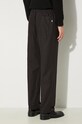 Oblečenie Bavlnené nohavice Wood Wood Stanley Crispy Check Trousers 12235008.5274 čierna