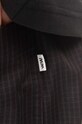 Wood Wood spodnie bawełniane Stanley Crispy Check Trousers czarny 12235008.5274