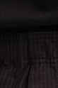Wood Wood spodnie bawełniane Stanley Crispy Check Trousers 12235008.5274 czarny