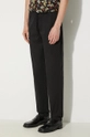 A.P.C. pantaloni in cotone nero COERD.H08354