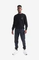 Maharishi cotton trousers U.S. Air Helicopter Trackpants black