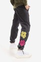 Maharishi cotton trousers Warhol Flowers Snopants 3687.BLACK