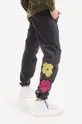 Bavlněné kalhoty Maharishi Warhol Flowers Snopants 3687 BLACK