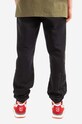 Odzież Maharishi spodnie dresowe bawełniane 9758.BLACK czarny
