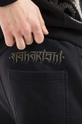 negru Maharishi pantaloni de trening din bumbac