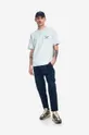 Bavlnené nohavice Drôle de Monsieur Le Pantalon Signature Cargo BP123 NAVY modrá