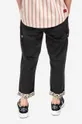 Βαμβακερό παντελόνι CLOT Spodnie Clot Roll Up Chino CLPTS50005-BLACK  100% Βαμβάκι