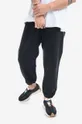 negru Norse Projects pantaloni de trening din bumbac De bărbați