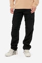 Carhartt WIP cotton trousers Aviation cotton black I009578.BLACK.RINS