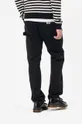Carhartt WIP pantaloni de bumbac negru