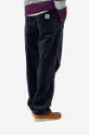 Carhartt WIP cotton trousers navy