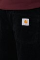 Carhartt WIP corduroy trousers I027232.BLACK black