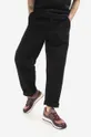 czarny Carhartt WIP spodnie bawełniane Męski