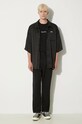 Carhartt WIP pantaloni in cotone Flint Pant I029919.BLACK