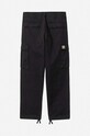 Carhartt WIP spodnie bawełniane Regular Cargo Pant czarny I030475.BLACK