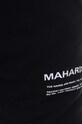 Maharishi pantaloni de trening din bumbac Miltype negru 9916.BLACK