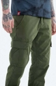 zielony Alpha Industries spodnie bawełniane Agent Pant