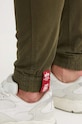 Alpha Industries pantaloni de bumbac Airman Pant verde 188201.142