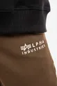 zielony Alpha Industries spodnie dresowe bawełniane