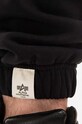 Bavlněné tepláky Alpha Industries 106364.649 černá