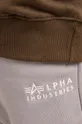 szary Alpha Industries spodnie dresowe bawełniane