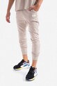 Alpha Industries cotton joggers jersey beige 118366.627