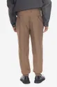 Neil Barett pantaloni in misto lana marrone