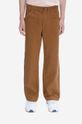 Bavlnené nohavice A.P.C. Pantalon Sydney hnedá COGBJ.H08422