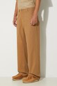 A.P.C. spodnie bawełniane brązowy COGBJ.H08422
