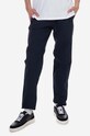 A.P.C. pantaloni de bumbac bleumarin COGBM.H08354