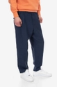 navy A.P.C. linen trousers