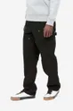 black Carhartt WIP cotton trousers Double Knee Pant