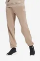 beżowy Reebok Classic spodnie dresowe bawełniane Natural Dye FT Męski