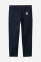 Odzież Carhartt WIP spodnie bawełniane I025934 granatowy
