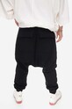 Bavlnené tepláky Champion x Prisoner Drawstring CM02C9245 BLACK CM02C9245 čierna AA00