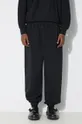 μαύρο Βαμβακερό παντελόνι Aries Premium Temple Sweatpant