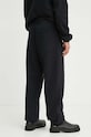 Îmbrăcăminte MSGM pantaloni de trening din bumbac 2000MP500.200001 negru