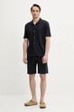 Marc O'Polo pantaloni scurți M23038415000 bleumarin AA00