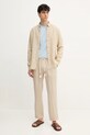 MC2 Saint Barth pantaloni din in CAA0001 bej AA00