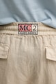 Льняные брюки MC2 Saint Barth бежевый CAA0001