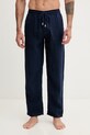Vilebrequin spodnie męskie lniane PACHA granatowy PACAU101
