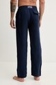 Odzież Vilebrequin spodnie męskie lniane PACHA PACAU101 granatowy