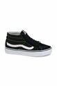 Vans trainers Sk8-Mid faux grain leather black VA391F6BT1