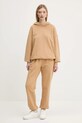 Bombažen spodnji del trenirke Pangaia 10000295 bež