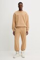 Pangaia pantaloni de trening din bumbac verde 10000295
