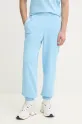 Pangaia pantaloni tuta di cotone 10000295 blu AA00