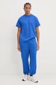 Pangaia pantaloni de trening din bumbac 10000295 albastru AA00