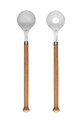 Sagaform łyżki sałatkowe Nature 2-pack multicolor 5017605