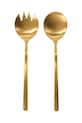 House Doctor łyżki sałatkowe HDGolden 5,5 x 23 cm 2-pack zielony 209660408