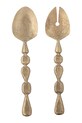 Bloomingville łyżki sałatkowe Edi 26,5 x 6 cm żółty 82068688